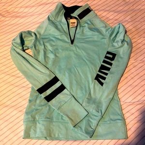 Turquoise VS PINK quarter zip